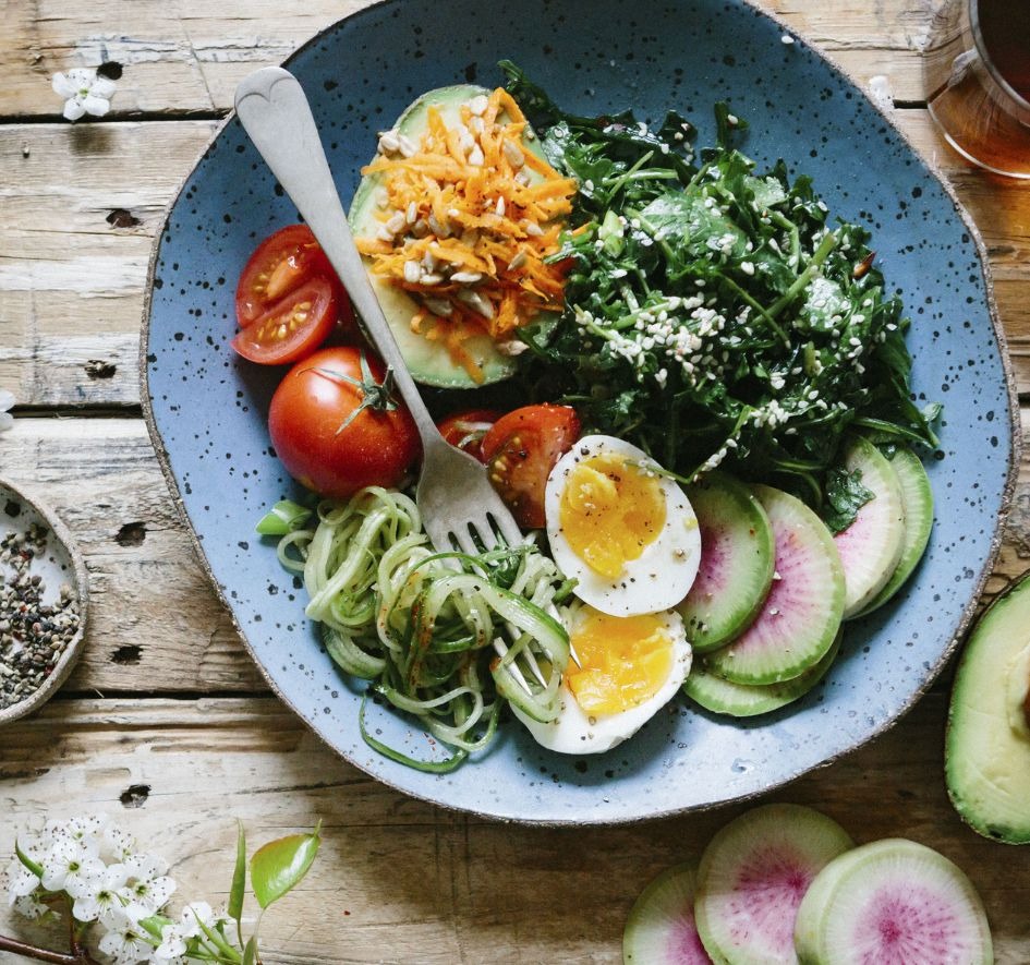 Healthy meal prepared with Saladmaster cookware